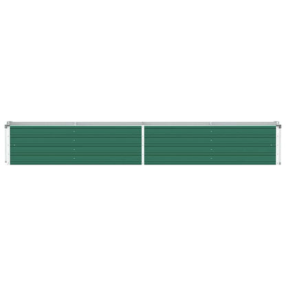 Arriate De Jardín De Acero Galvanizado Verde 320x40x45 Cm_3