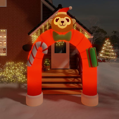 Vidaxl Puerta De Arco Inflable De Navidad Con Led 380 Cm_1