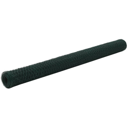 Alambrada De Gallinero Acero Revestimiento Pvc Verde 25x1,5 M / Vetonek_0