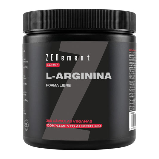L-Arginina 700 mg Zenement 360 Cápsulas Veganas