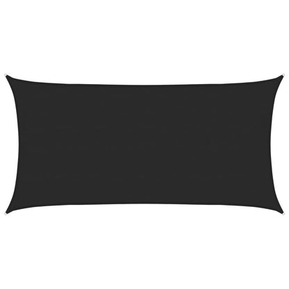 Vidaxl Toldo De Vela Hdpe Negro 160 G/m² 4x7 M_0