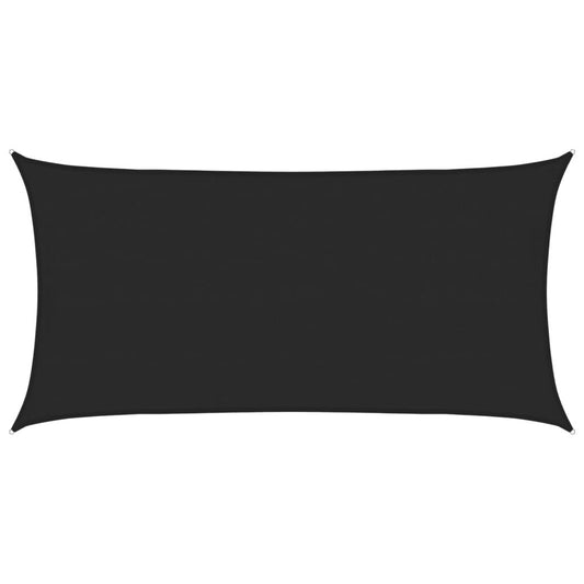 Vidaxl Toldo De Vela Hdpe Negro 160 G/m² 4x7 M_0