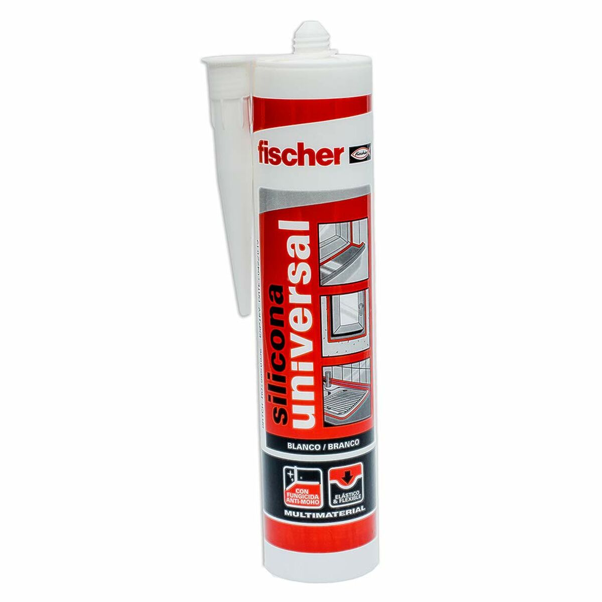 Silicona Fischer Gris 280 Ml / Vetonek_2