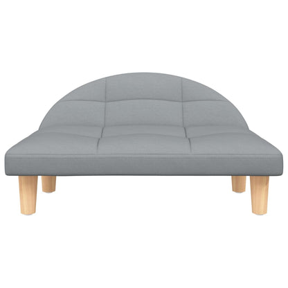 Cama Para Perros De Tela Gris Claro 70x52x30 Cm / Vetonek_5