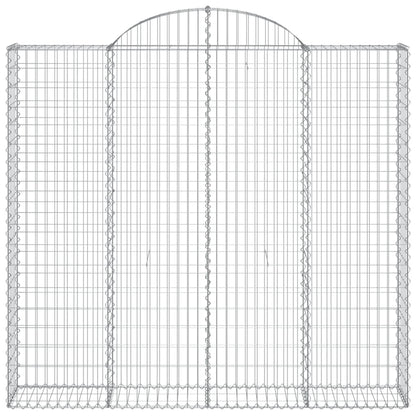Cestas De Gaviones 7 Uds Forma De Arco Hierro 200x50x180/200 Cm_3