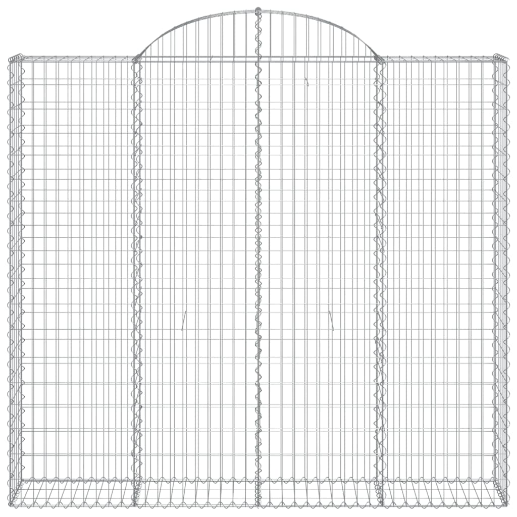 Cestas Gaviones 11 Uds Forma De Arco Hierro 200x50x180/200 Cm_3