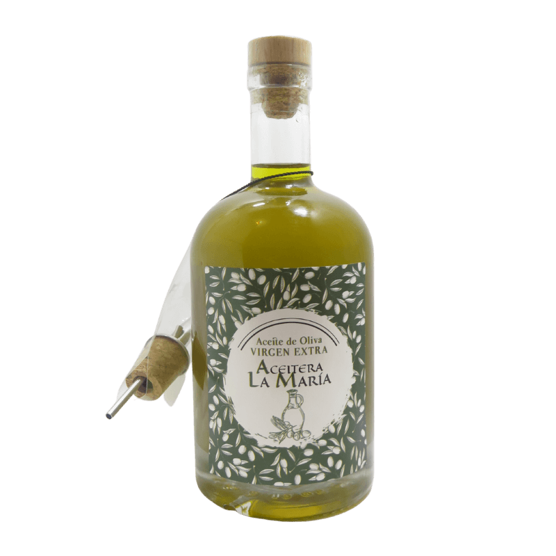 Aceite De Oliva Virgen Extra 50 Cl Cristal Con Vertedor Metálico Cosecha 2024-2025