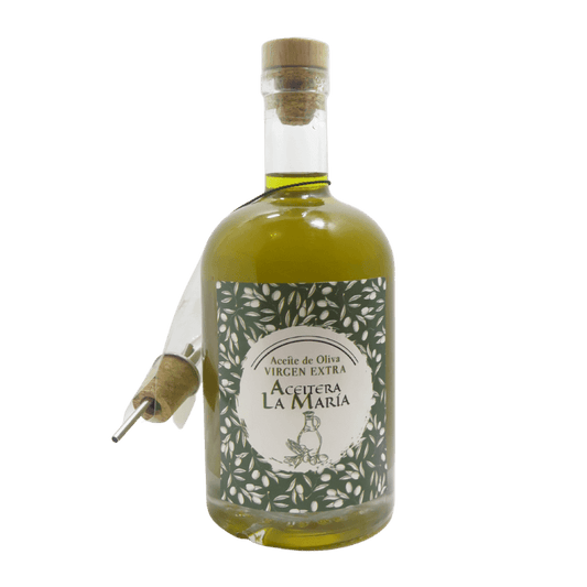 Aceite De Oliva Virgen Extra 50 Cl Cristal Con Vertedor Metálico Cosecha 2024-2025_0