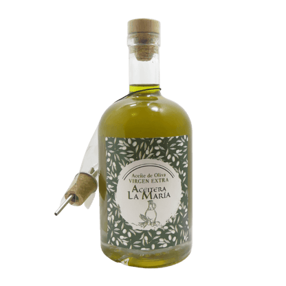 Aceite De Oliva Virgen Extra 50 Cl Cristal Con Vertedor Metálico Cosecha 2024-2025_0