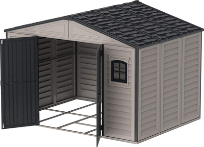 Duramax - Caseta Jardín - Woodbridge Plus 10.5x8 - Pvc - Color Gris Claro Y Oscuro_5