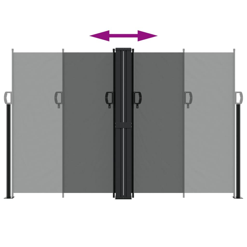 Vidaxl Toldo Lateral Retráctil Gris Antracita 160x600 Cm_4
