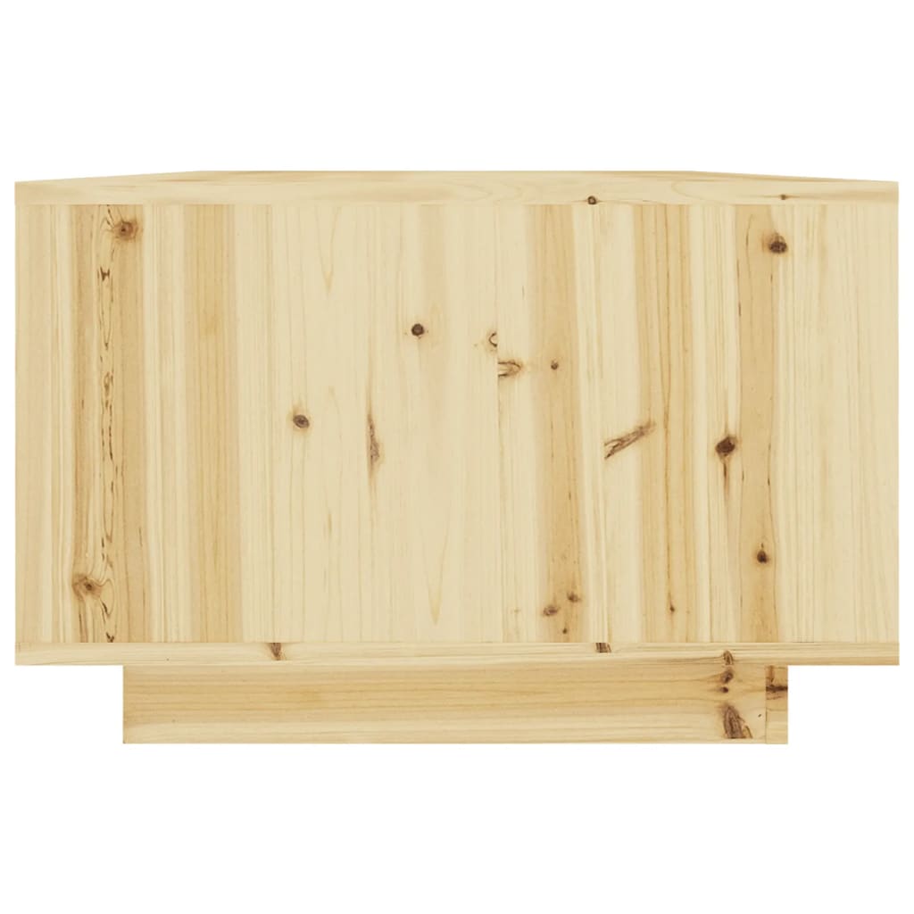 Mesa De Centro De Madera Maciza De Abeto 110x50x33,5 Cm_4