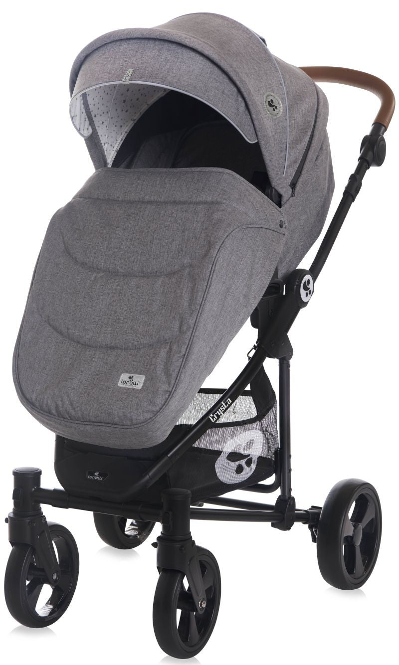 Carrito De Bebé Trio Con Capazo Duro Crysta Hasta 22 Kg Cool Grey_2