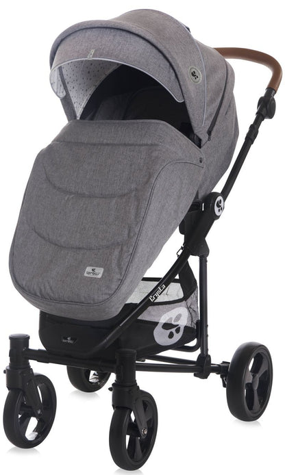 Carrito De Bebé Trio Con Capazo Duro Crysta Hasta 22 Kg Cool Grey_2