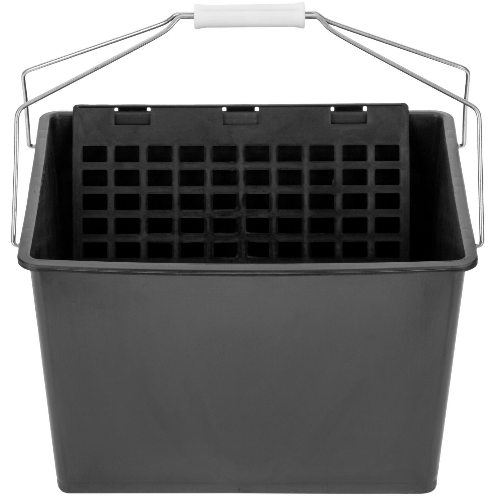 Cubeta Para Pintura De Plástico Con Rejilla 16 Litros Negro_1