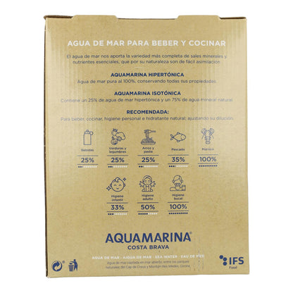 Agua De Mar Hipertónica B&B Aquamarina 3 L