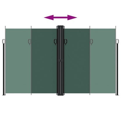 Vidaxl Toldo Lateral Retráctil Verde Oscuro 200x600 Cm_4