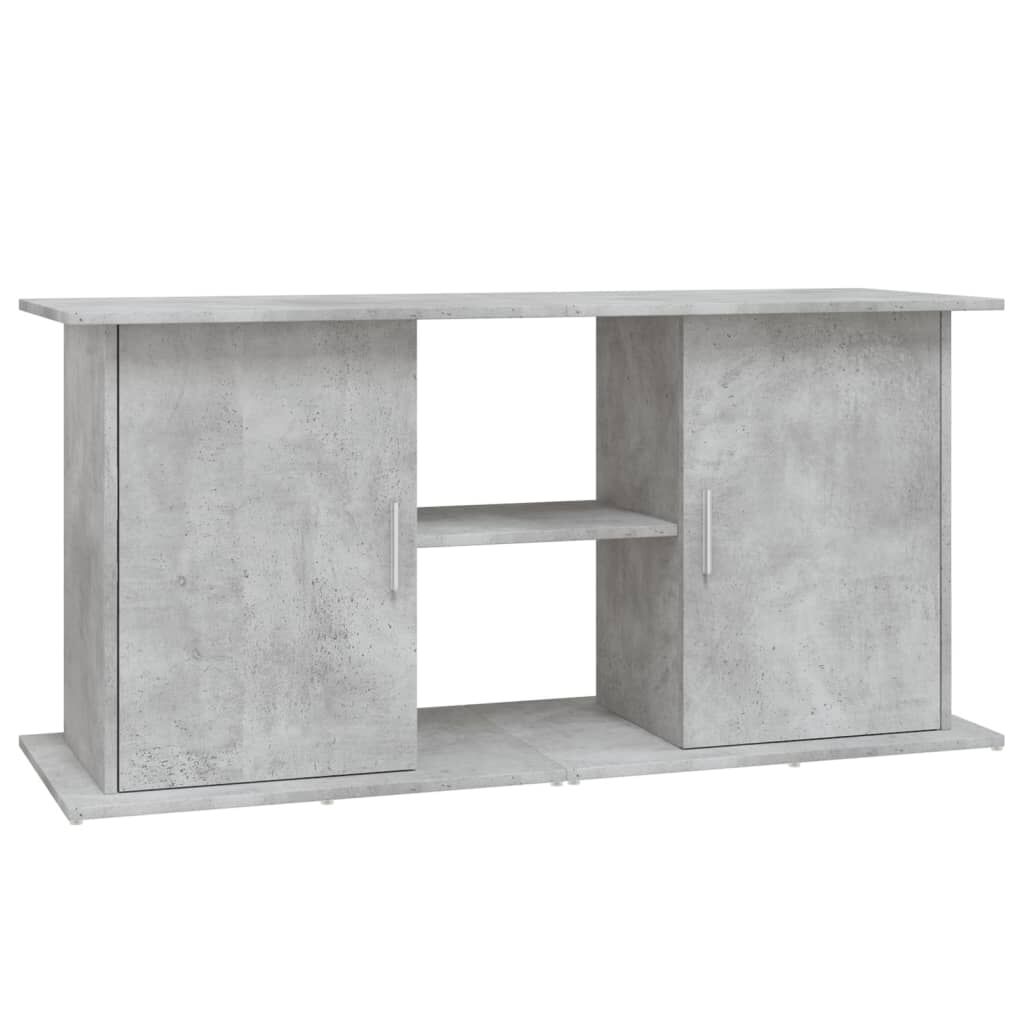 Vidaxl Soporte Para Acuario De Hormigón Gris 121x41x58 Cm De Madera Sintética_0