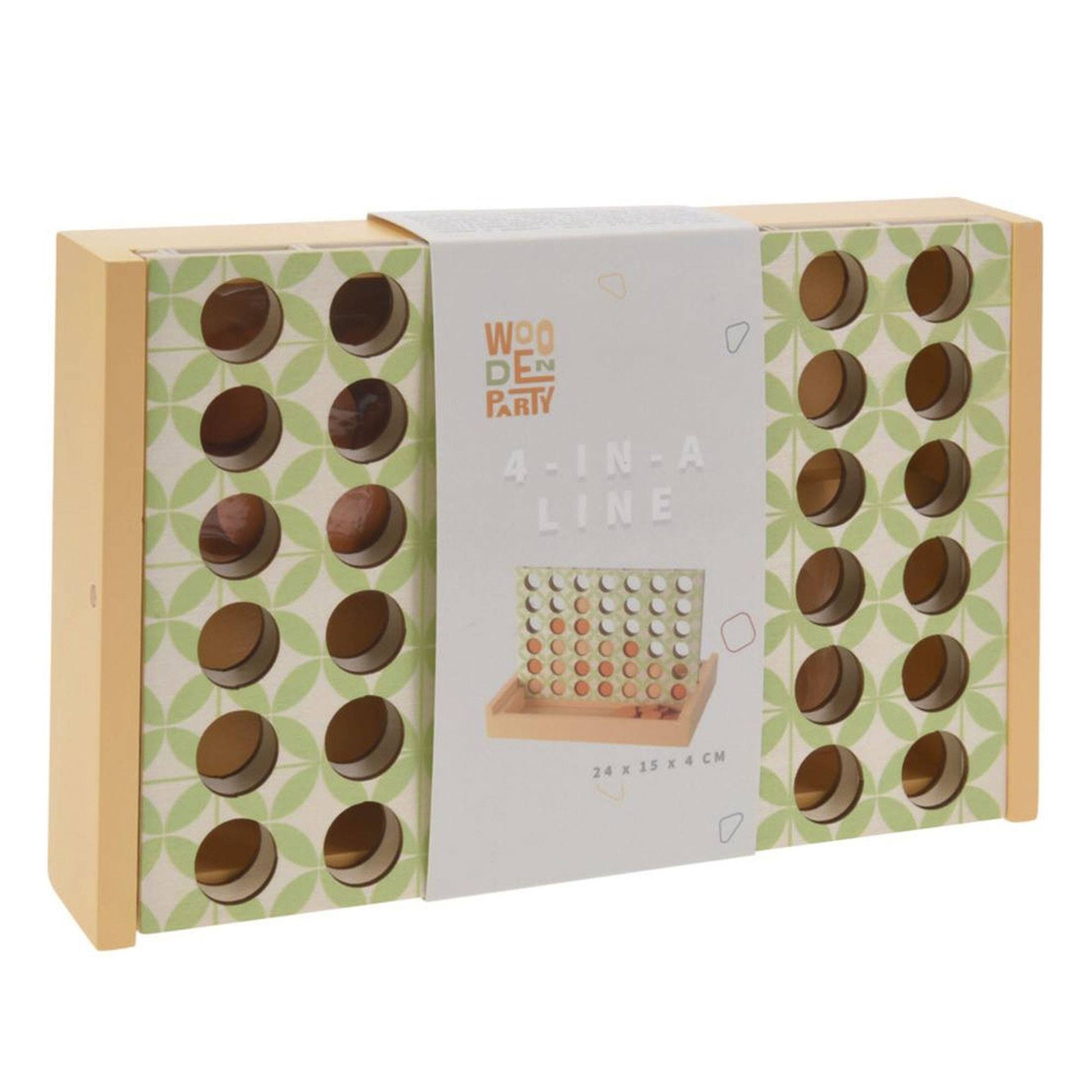 Well Home - Juego De 4 En Raya En Madera