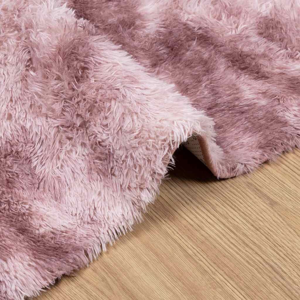 Vidaxl Alfombra De Pelo Largo Navarra Rosa Polvoriento 80x150 Cm_4