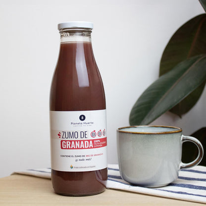 Zumo de Granada 100% fruta exprimida Eco Planeta Huerto 750ml