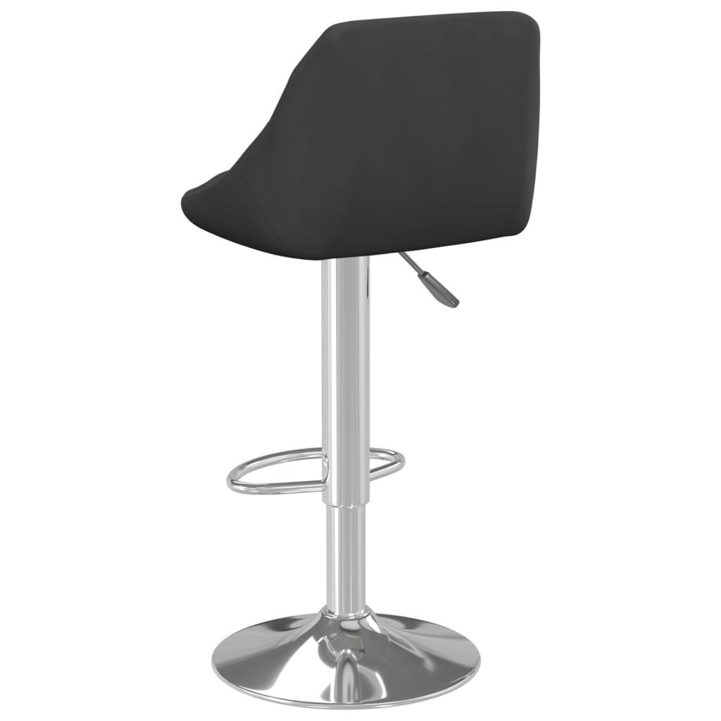 Taburete De Cocina De Terciopelo Negro_3