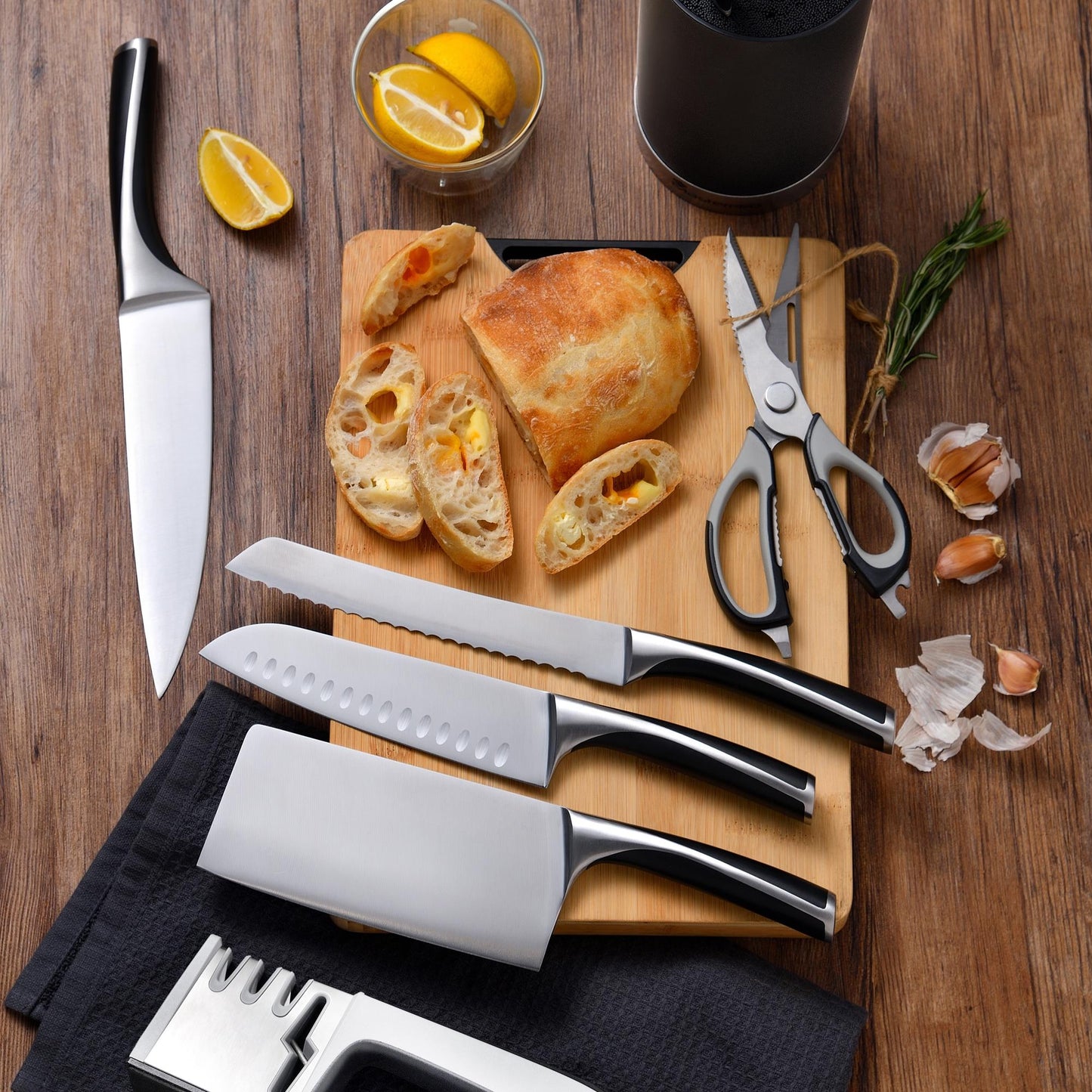 Cuchillo Panero 20cm Elegance En Acero Inoxidable Masterpro_2