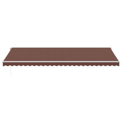 Toldo Retráctil Manual Marrón 600x350 Cm_2