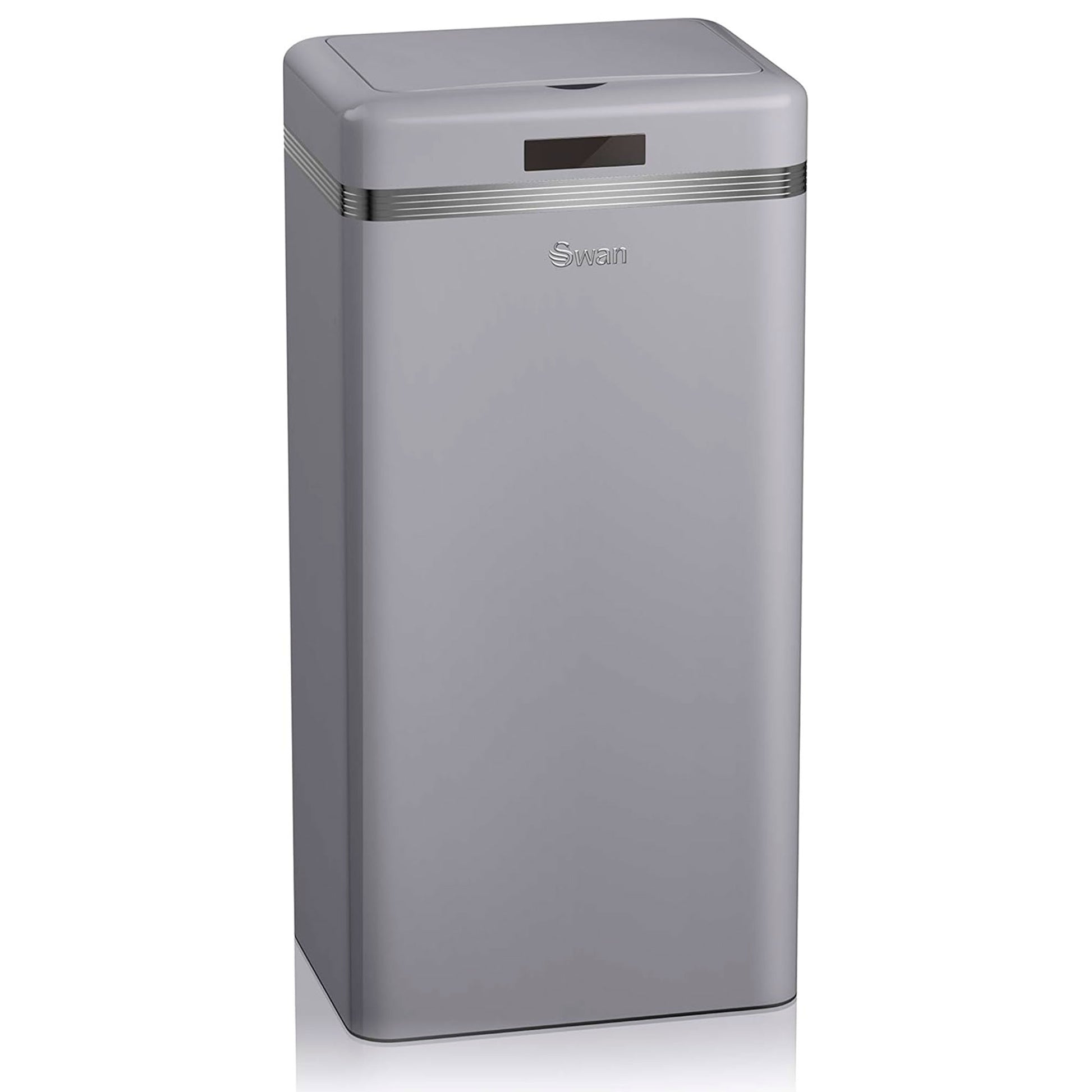 Swan Cubo De Basura Cocina Automático, Sensor De Movimiento, 45l, Metálico, Papelera Reciclaje, Swka4500grneu, Gris_0