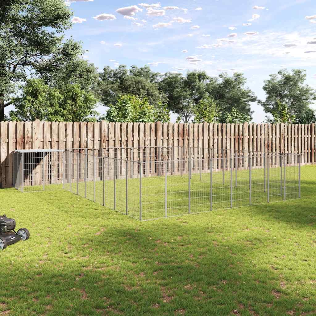 Perrera Plateada 25,41 M² Acero_1