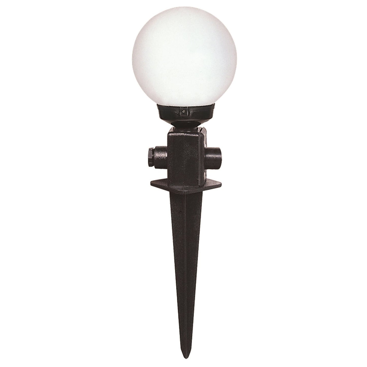 Aplique De Pared Pantalla Libre Para Exterior, Abs , Negro, 20x20x50, Casquillo E 27 Max 60 W_0