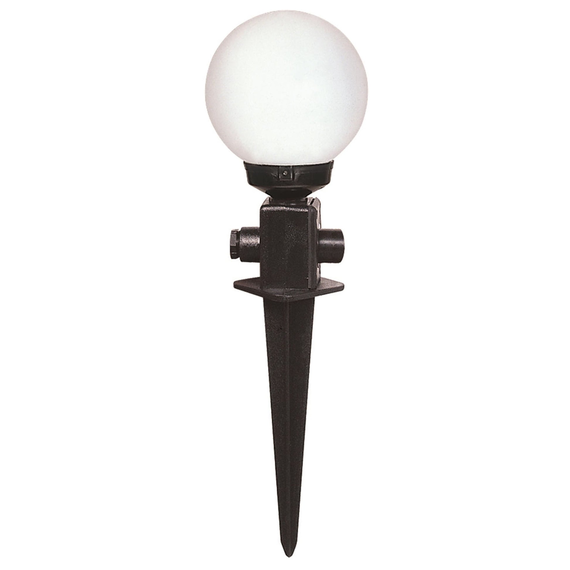 Aplique De Pared Pantalla Libre Para Exterior, Abs , Negro, 20x20x50, Casquillo E 27 Max 60 W_0