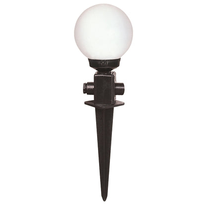 Aplique De Pared Pantalla Libre Para Exterior, Abs , Negro, 20x20x50, Casquillo E 27 Max 60 W_0