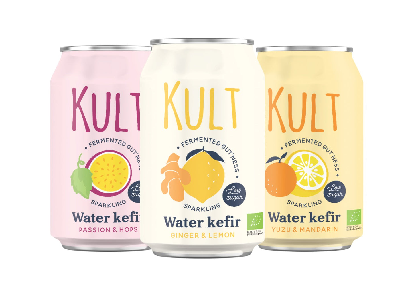 Agua de Kefir Ginger Lemon KULT 330 ml