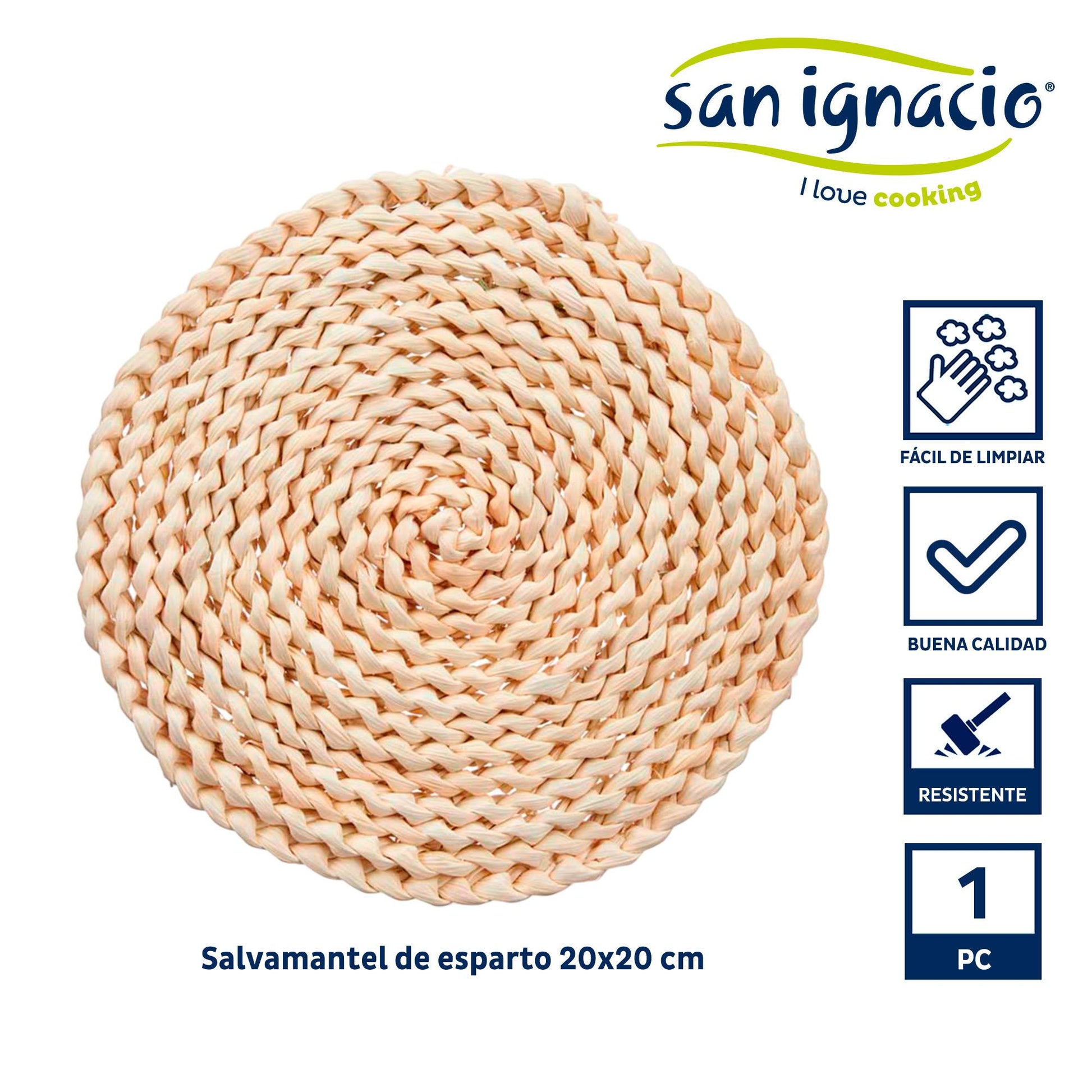 Salvamantel Esparto Redondo 20cm Colección Kinvara_1