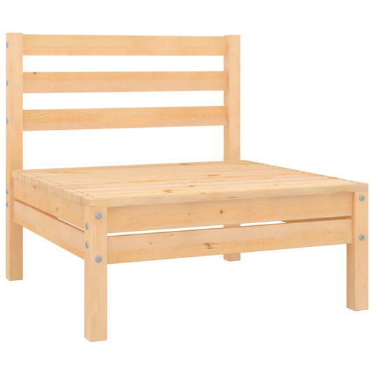 Juego De Muebles De Jardín 5 Piezas Madera Maciza De Pino / Vetonek_0