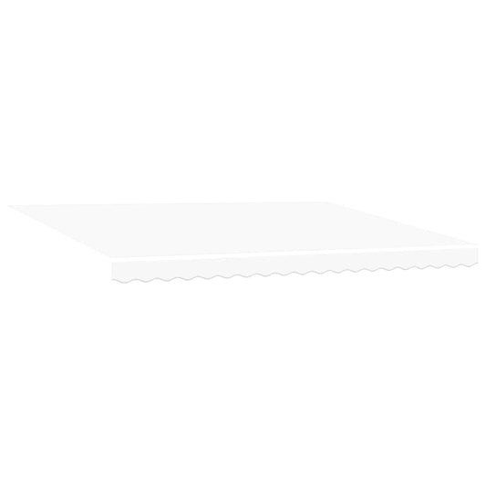 Toldo Retráctil Blanco 450 X 350 Cm Tela Y Aluminio_0