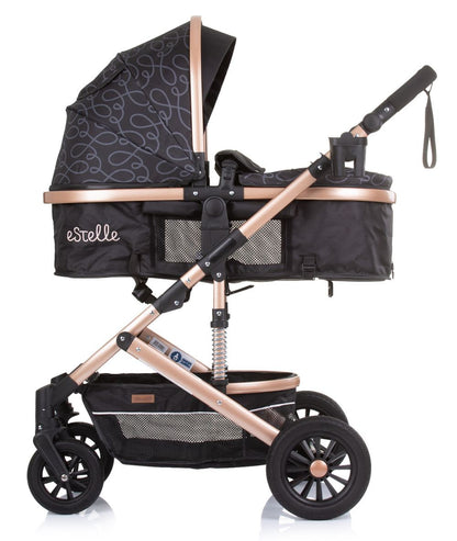 Carrito De Bebé Estelle Dúo Convertible Ebony_1