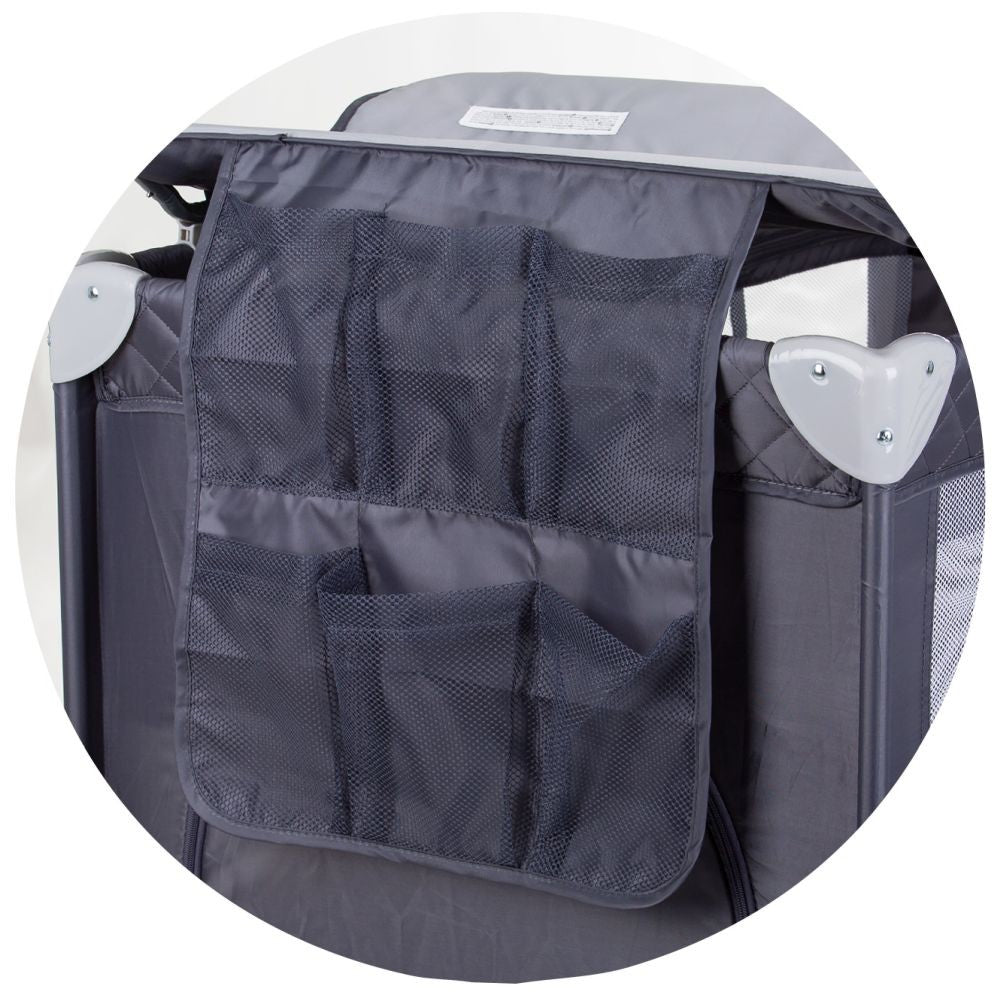 Cuna De Viaje Con Cambiador Luna Macadamia_4