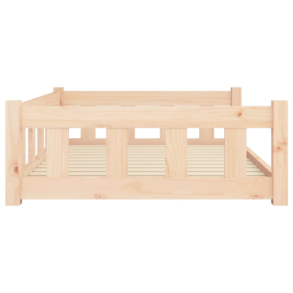 Cama Para Perros Madera Maciza De Pino 105,5x75,5x28 Cm / Vetonek_1