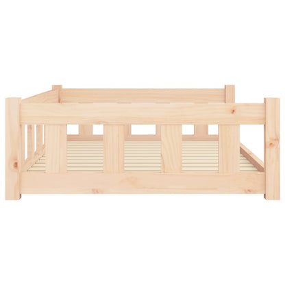 Cama Para Perros Madera Maciza De Pino 105,5x75,5x28 Cm / Vetonek_1