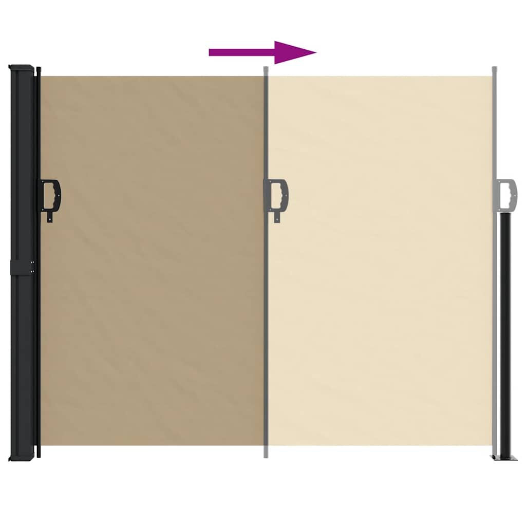 Vidaxl Toldo Lateral Retráctil Beige 160x500 Cm_4