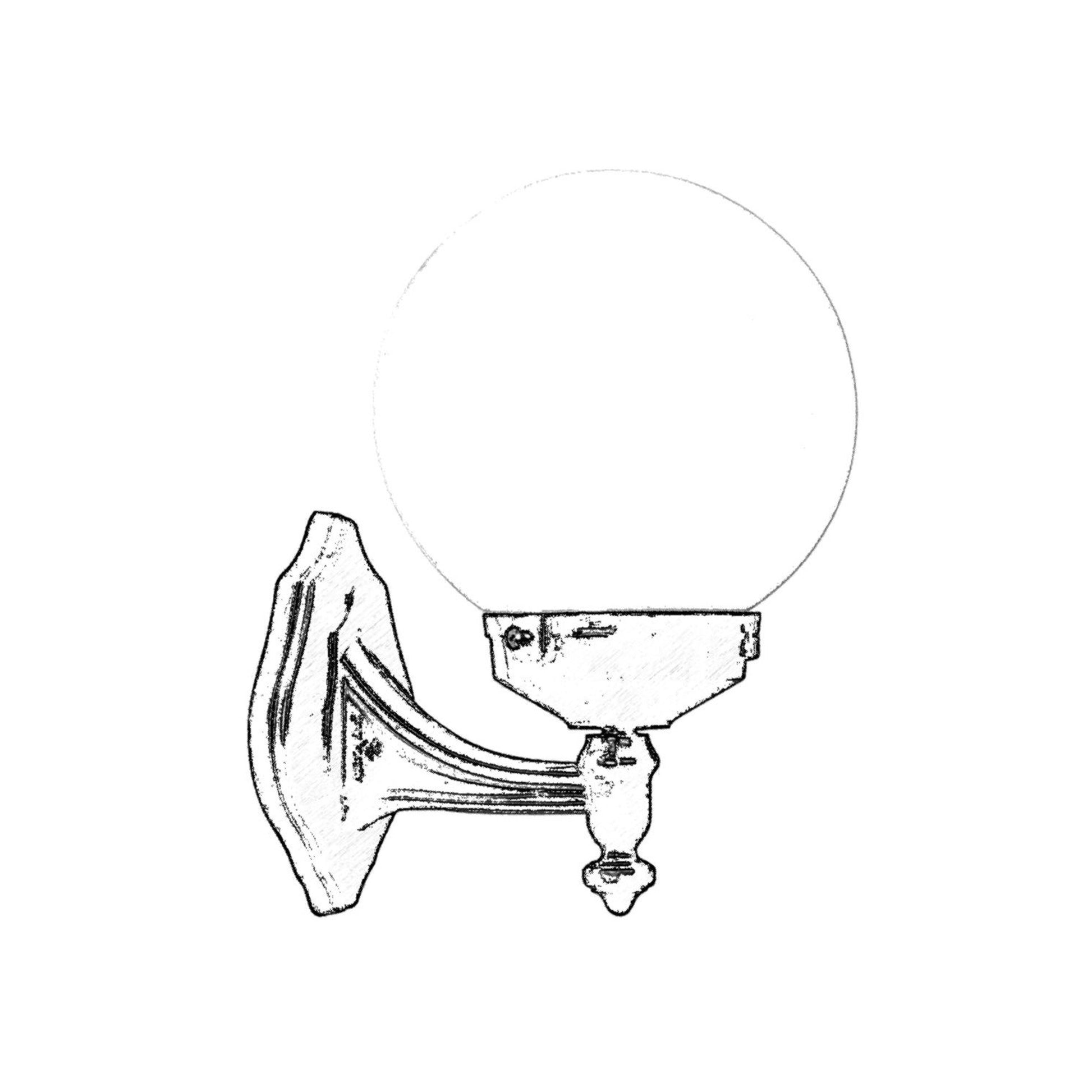 Aplique De Pared, Ángulo, Pantalla Blanca, Para Exterior, Abs , Negro, 25x20x30, Casquillo E 27 Max 60 W_1