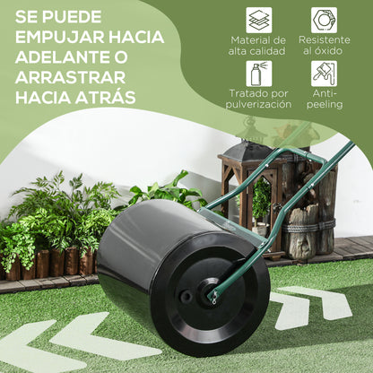 Outsunny Rodillo Para Césped Con Capacidad De 60l Diámetro De 50cm_4