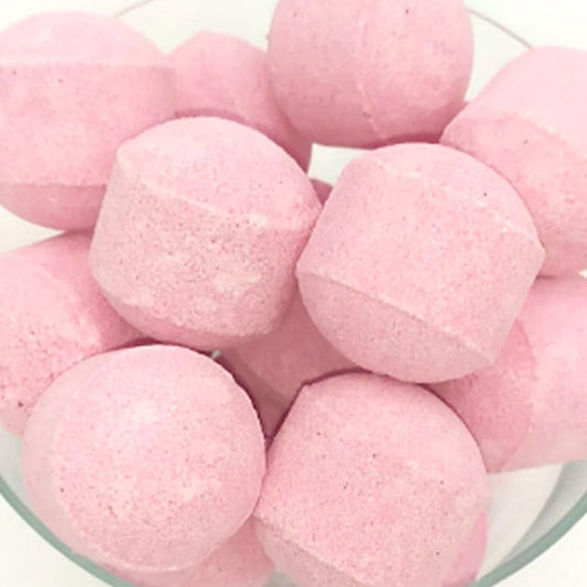 Caja 25 Mini Bombas Efervescentes Para Manicura Y Pedicura - Ablandan Durezas, Uñas Y Cutículas - Aroma Rosas_0