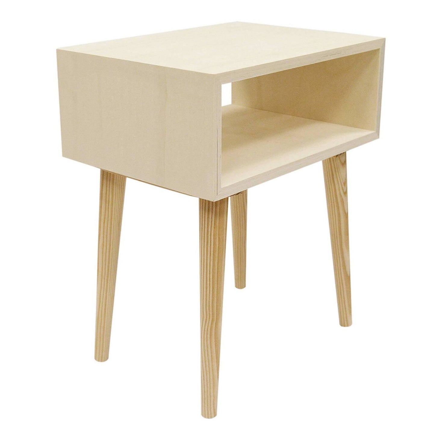 Well Home - Mesa Mercury Sin Barniz 40x30x50cm