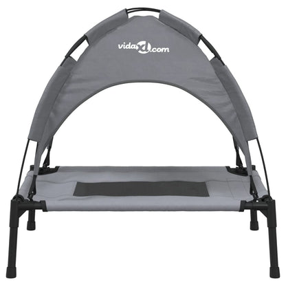 Vidaxl Cama Para Perros Con Dosel Antracita Tela Oxford Y Acero_3