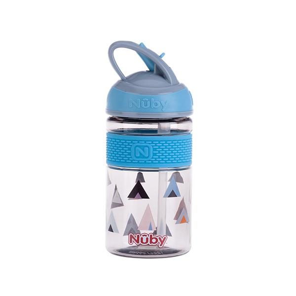 Taza con boquilla rígida 360ml + 3a Nûby Azul