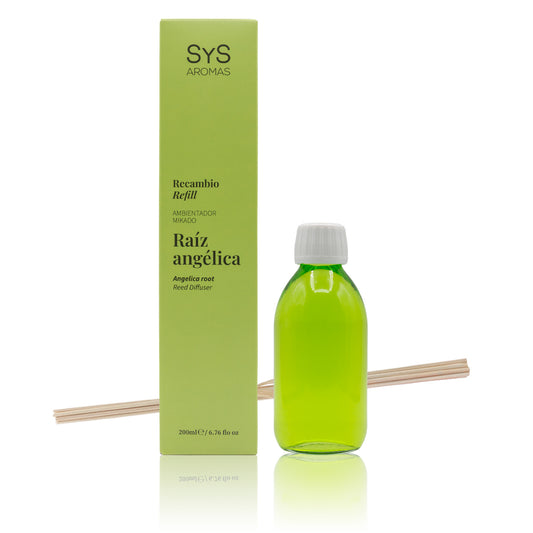 Recambio Mikado SYS Aromas 200 ml | Raíz Angélica Origins | Con Palos | Aroma Herbal y Balsámico_0