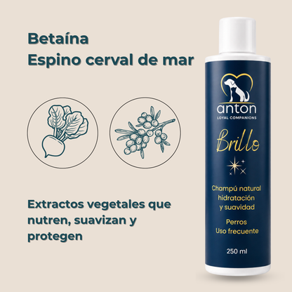 Champú natural para el cuidado del pelaje de perros – Pack 3 x 250 ml_3